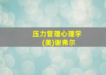 压力管理心理学 (美)谢弗尔